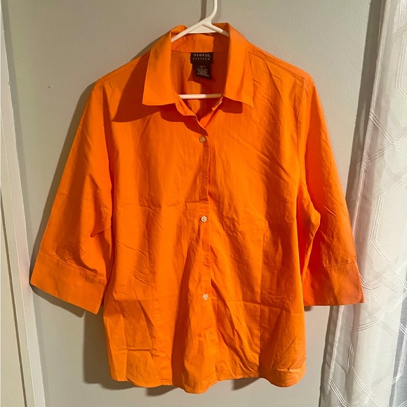 George Stretch Women’s Button Down Top XL - Picture 1 of 3